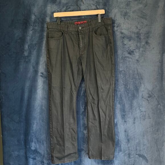 Patroncito Made in USA Black Denim Straight Leg Jeans Mens Size 36 X 30 - Picture 1 of 7